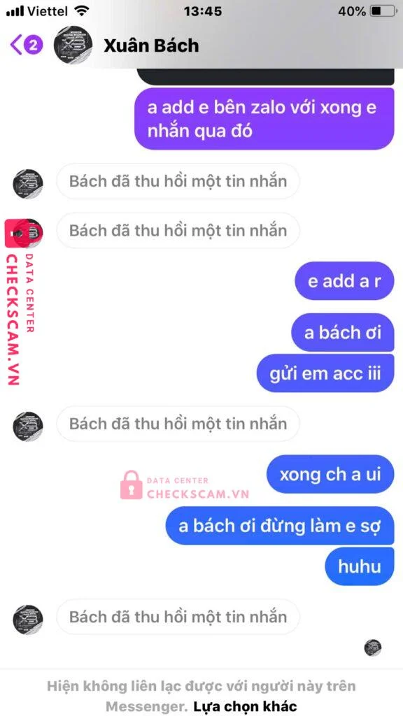 826611111 PHAM VIET GIA PHU MB bị cảnh báo lừa đảo scam