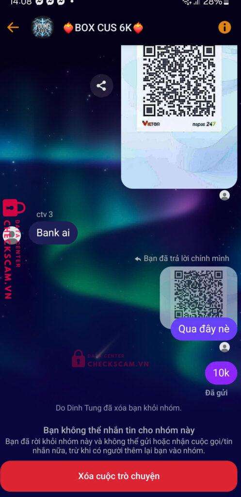 846488 DO MINH HIEU MB bị cảnh báo lừa đảo scam