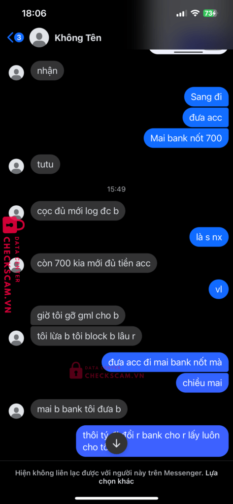8605205132720 LY HIEN THU Agribank bị cảnh báo lừa đảo scam