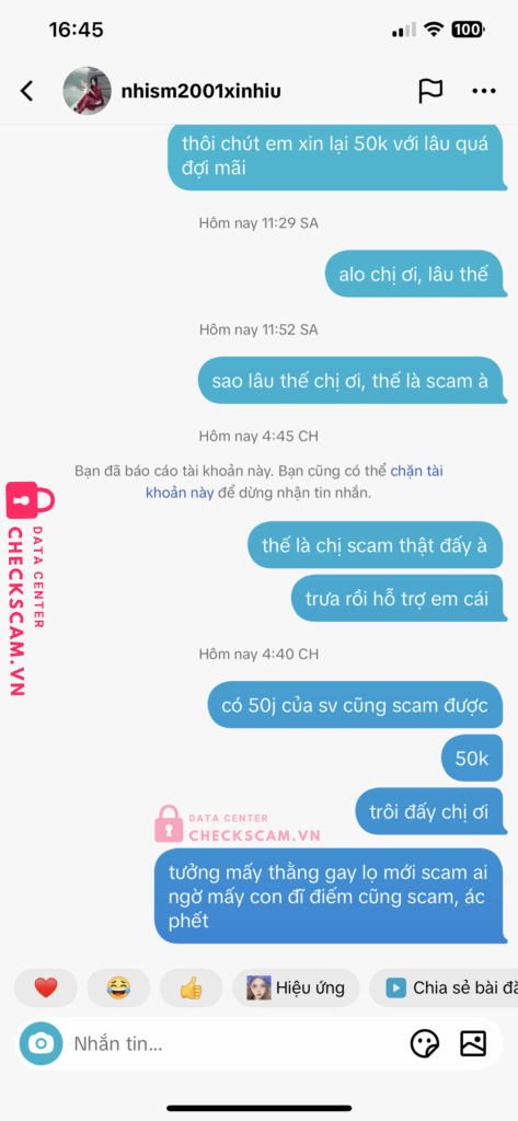 8831873987 NGUYEN MINH NGUYET BIDV bị cảnh báo lừa đảo scam