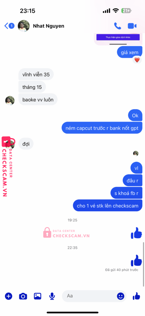 8875549018 NGUYEN ANH NHAT BIDV bị cảnh báo lừa đảo scam