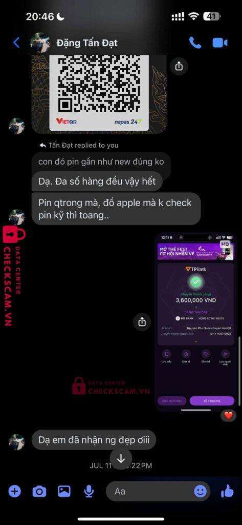 88866333333 DANG TAN DAT MB Bank bị cảnh báo lừa đảo scam