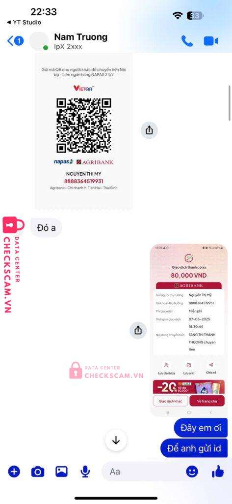 8888364519931 NGUYEN THI MY AGRIBANK bị cảnh báo lừa đảo scam