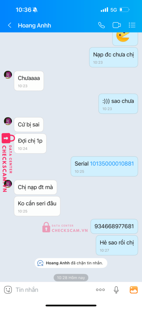 90389094 NGUYEN HOANG ANH VP BANK bị cảnh báo lừa đảo scam