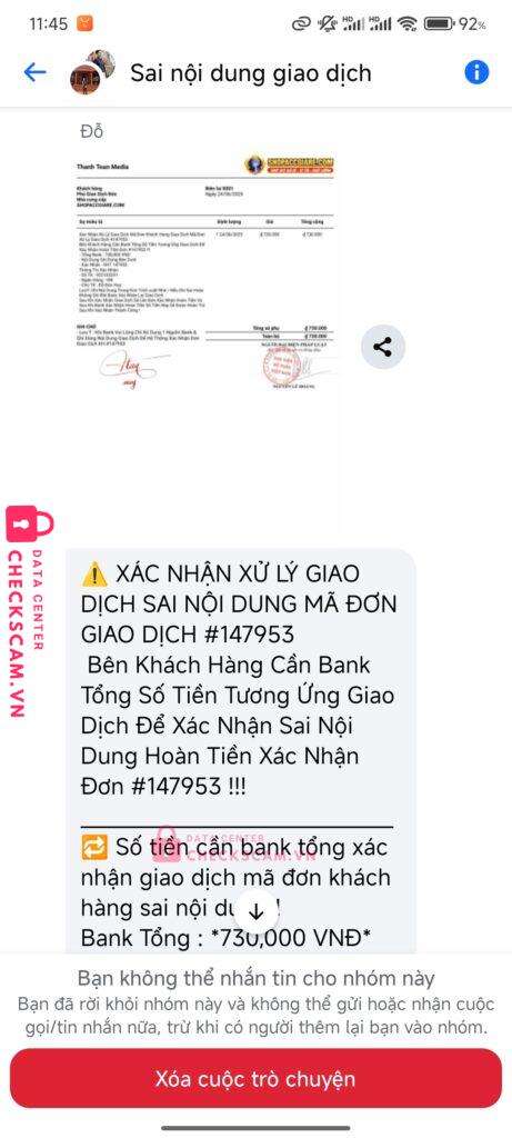 922105291 DO DUC HUY VIB bị cảnh báo lừa đảo scam