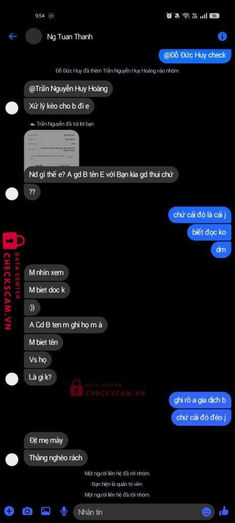 922150291 DO DUC HUY VIB bị cảnh báo lừa đảo scam