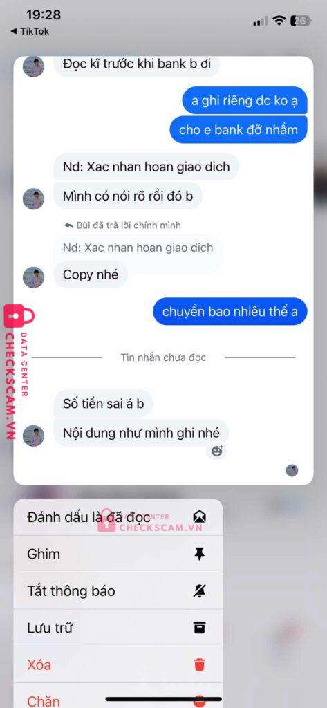926400116 Bui Van Phuong VIB bị cảnh báo lừa đảo scam