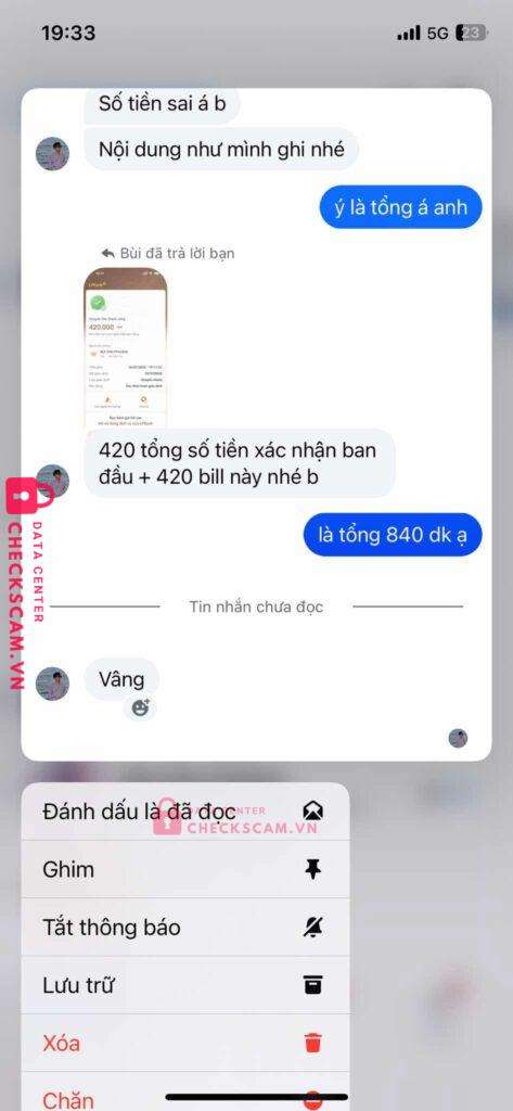 926400116 Bui Van Phuong VIB bị cảnh báo lừa đảo scam