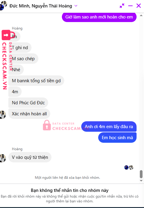 964856177 Nguyen Hoang Tuan Kiet VIB bị cảnh báo lừa đảo scam