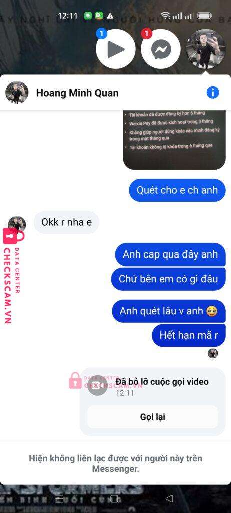 9704229201297317114 Hoang Minh Quan MB bị cảnh báo lừa đảo scam