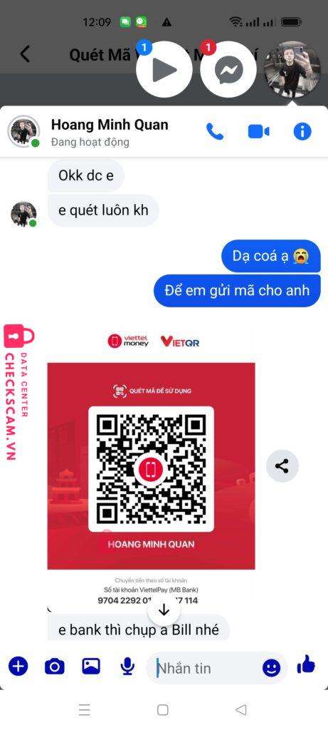 9704229201297317114 Hoang Minh Quan MB bị cảnh báo lừa đảo scam