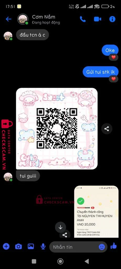 9704229209180199556 Nguyen Thi Huyen Anh MB bị cảnh báo lừa đảo scam