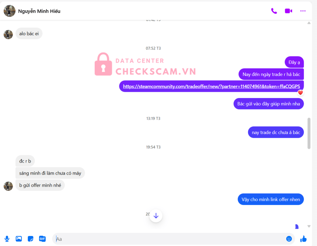 9869955239 NGUYEN MINH HIEU VCB bị cảnh báo lừa đảo scam
