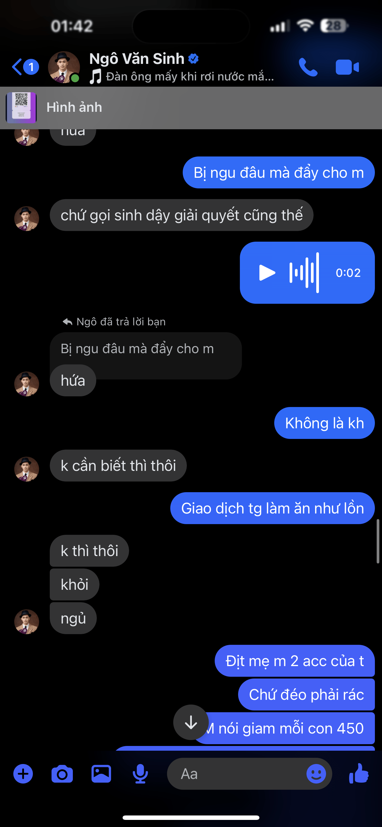 9961324447 NGO VAN SINH Vietcombank bị cảnh báo lừa đảo scam