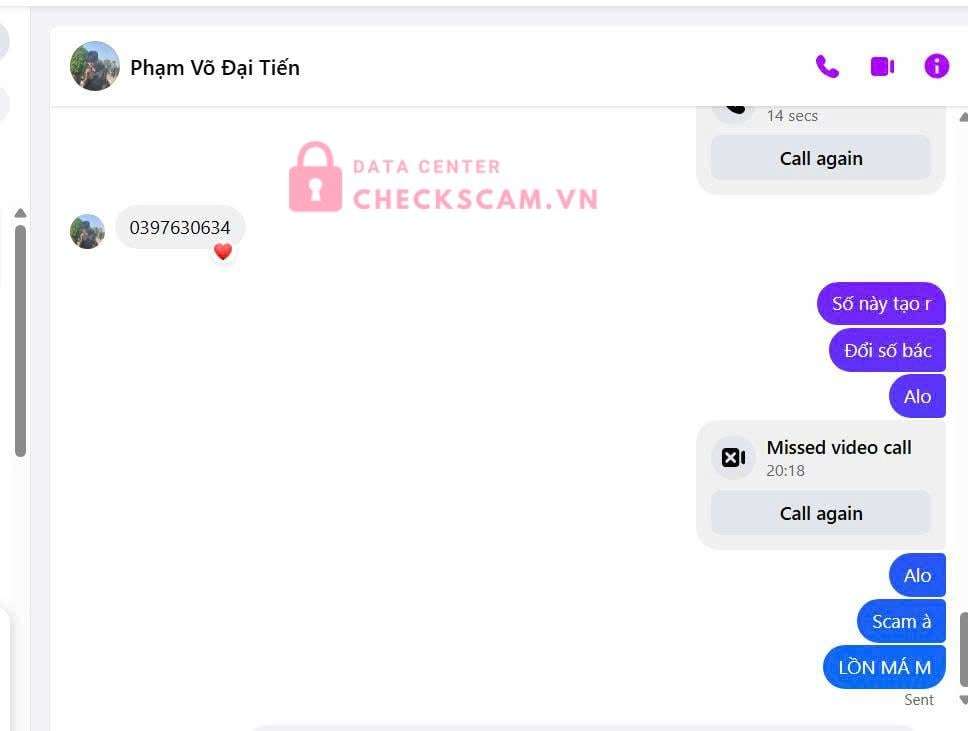 99MM24042M50071994 Tran Duc Tam BV BANK bị cảnh báo lừa đảo scam