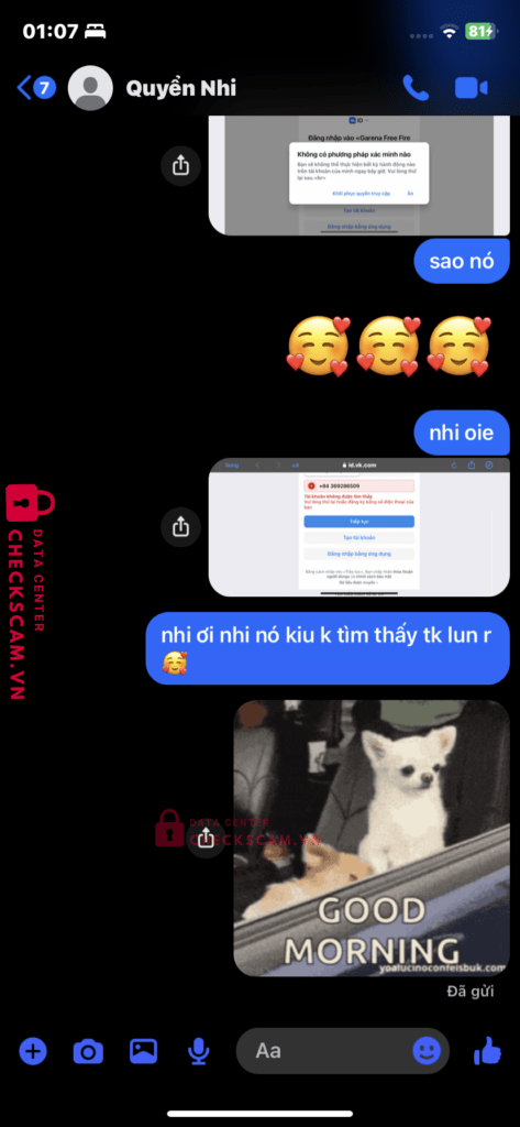 99MM24179M92415673 MA TRAN KHANH BV BANK bị cảnh báo lừa đảo scam