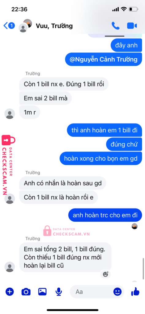 99MM25087M28000465 NGUYEN CANH TRUONG BV BANK bị cảnh báo lừa đảo scam