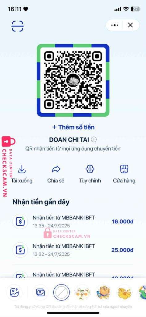 99ZP24337M55767186 Doan Chi Tai BV BANK bị cảnh báo lừa đảo scam