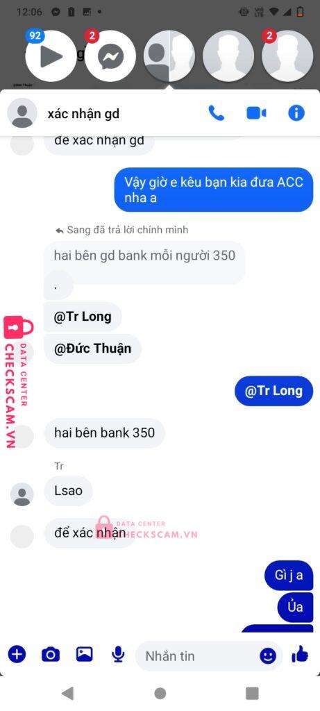 99ZP25158M04641606 NGUYEN MINH NHUT BV BANK bị cảnh báo lừa đảo scam