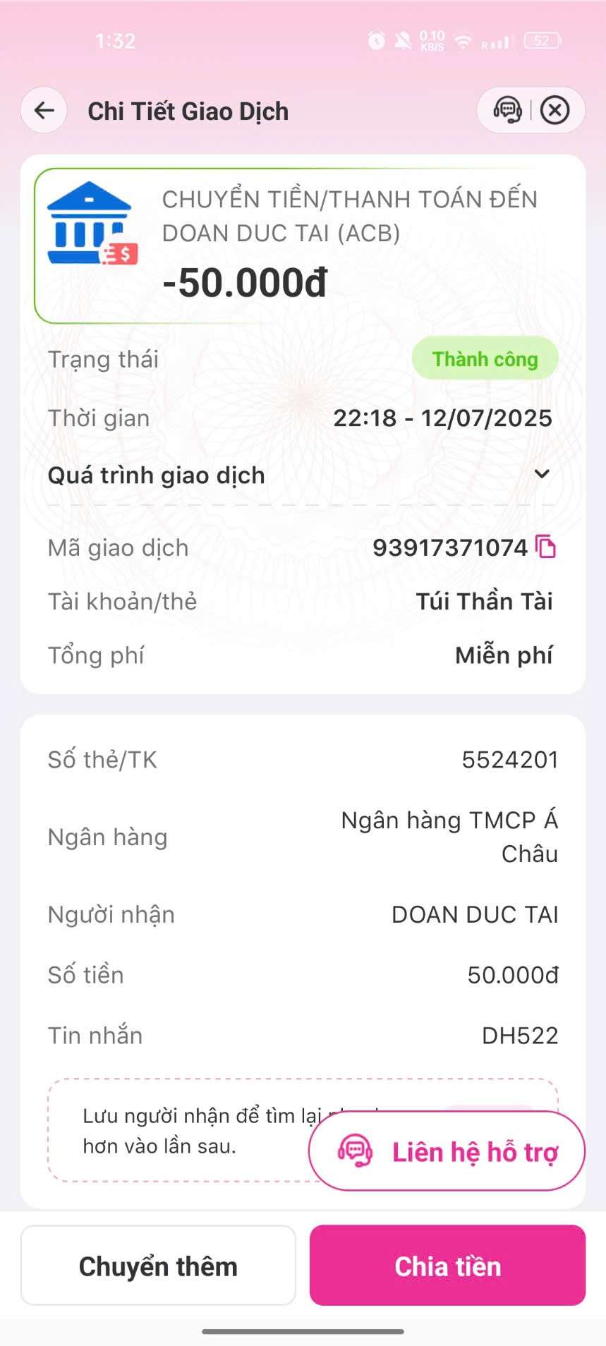 5524201 DOAN DUC TAI ACB bị cảnh báo lừa đảo scam