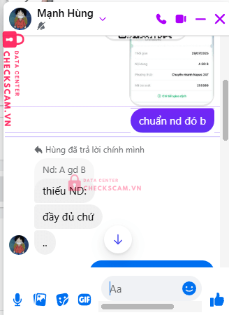 078168640 DUONG MANH HUNG VIB bị cảnh báo lừa đảo scam