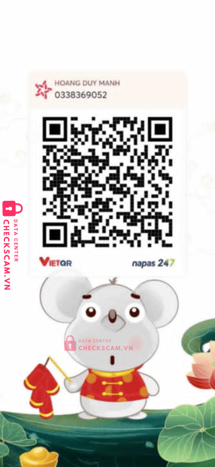0338369052 HOANG DUY MANH MB BANK bị cảnh báo lừa đảo scam