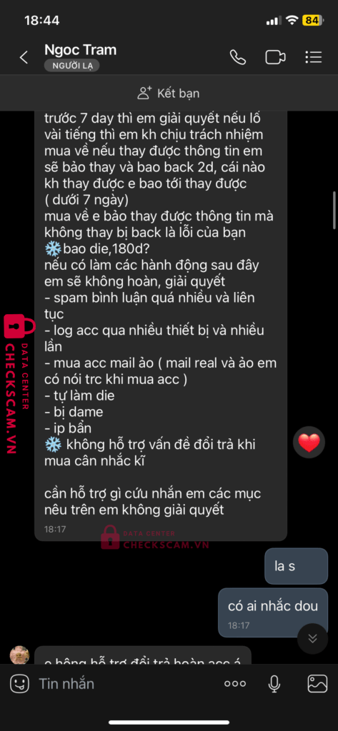 0787959928 HUYNH THANH THAO Zalo Pay bị cảnh báo lừa đảo scam