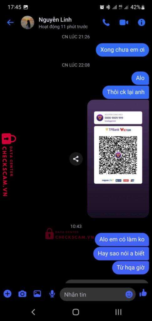 5694458899 LE THI HONG NHUNG MB Bank bị cảnh báo lừa đảo scam