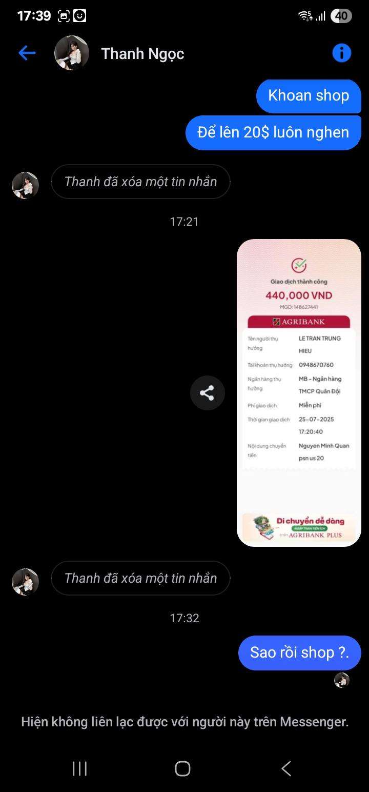 0948670760 LE TRAN TRUNG HIEU MB Bank bị cảnh báo lừa đảo scam