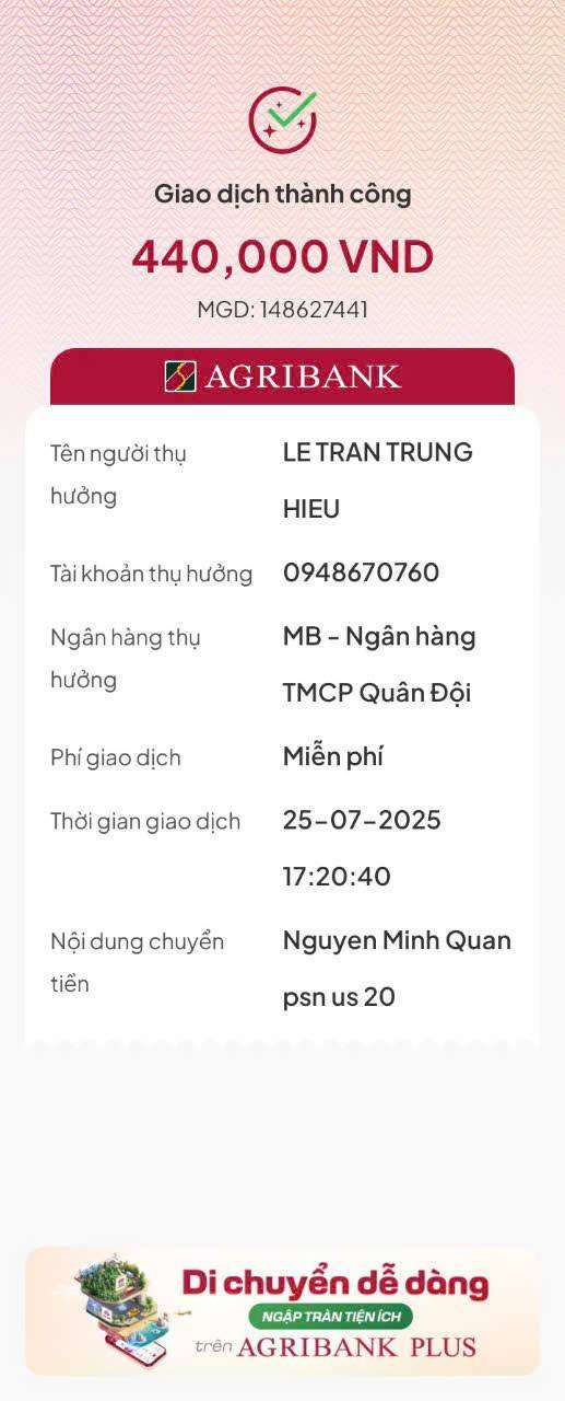 0948670760 LE TRAN TRUNG HIEU MB Bank bị cảnh báo lừa đảo scam