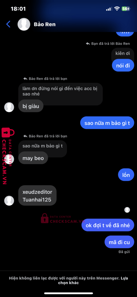 200905039999 LUU TRUNG HIEU techcombank bị cảnh báo lừa đảo scam