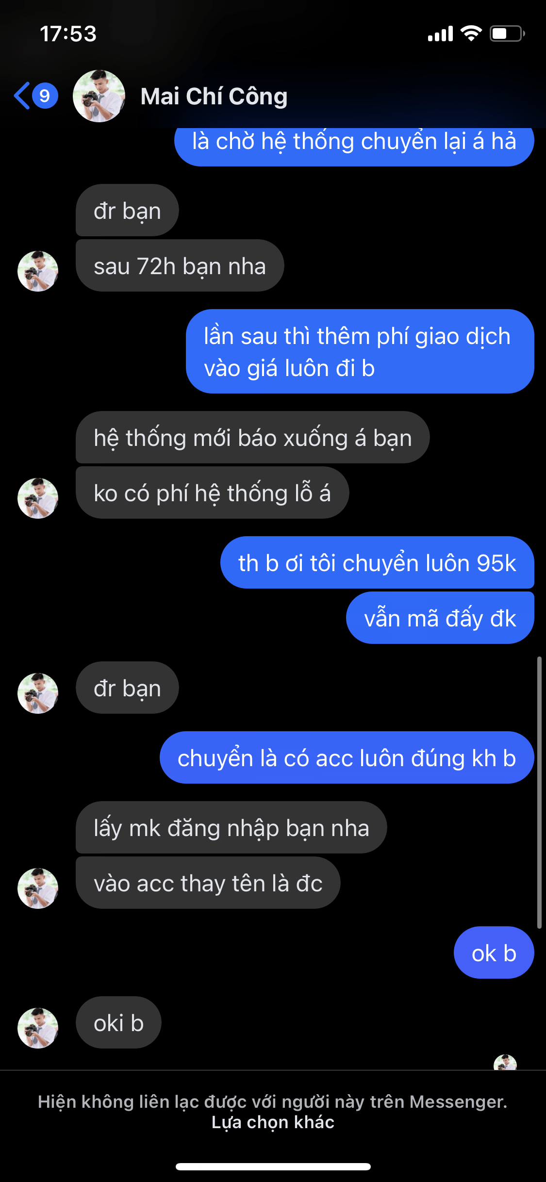 0433723122002 MUI THANH HAI MB BANK bị cảnh báo lừa đảo scam