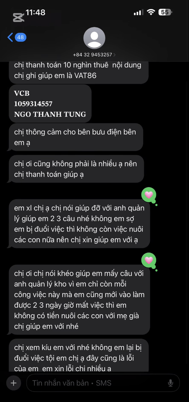 1059314557 NGO THANH TUNG VCB bị cảnh báo lừa đảo scam