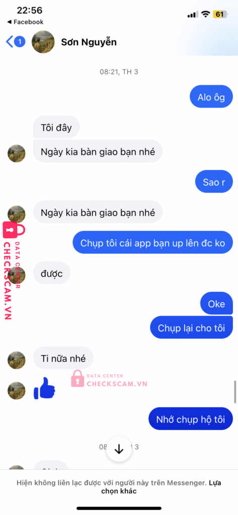 6285166166 NGUYEN BA SON Techcombank bị cảnh báo lừa đảo scam