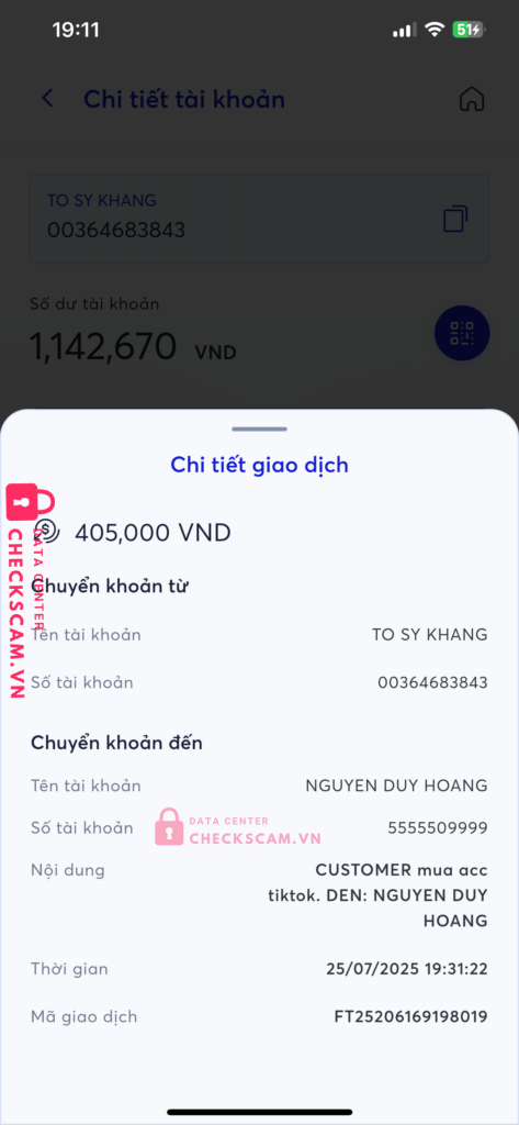 5555509999 NGUYEN DUY HOANG MB Bank bị cảnh báo lừa đảo scam