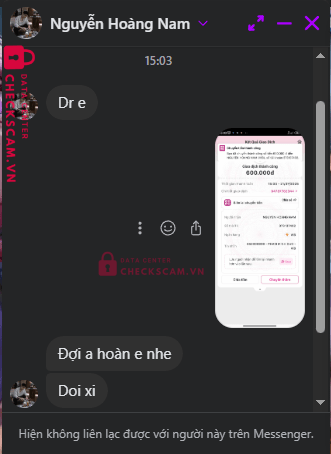 373137402 NGUYEN HOANG NAM VIB bị cảnh báo lừa đảo scam