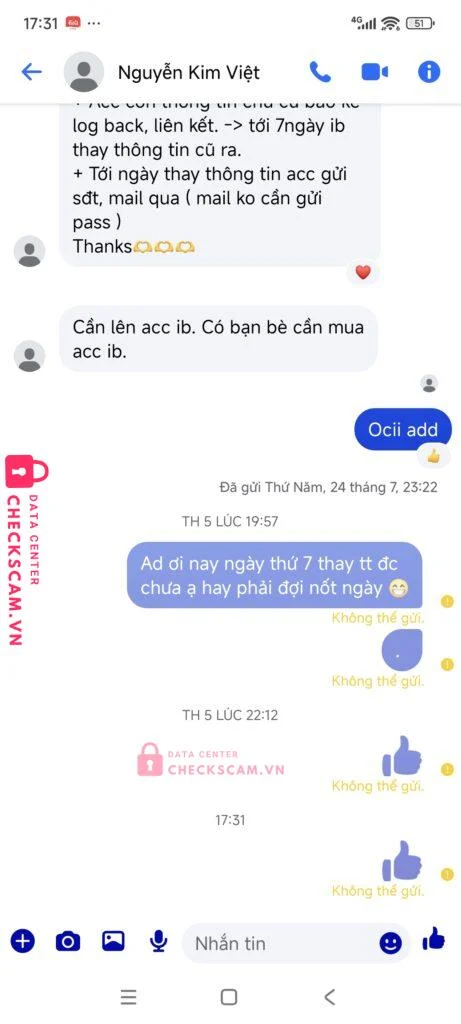 3333222299999 NGUYEN MINH HIEU Techcombank bị cảnh báo lừa đảo scam