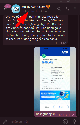 105879545313 NGUYEN MINH TU Vietinbank bị cảnh báo lừa đảo scam