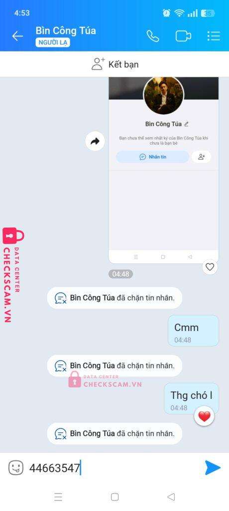 44663547 NGUYEN NGOC BINH ACB bị cảnh báo lừa đảo scam