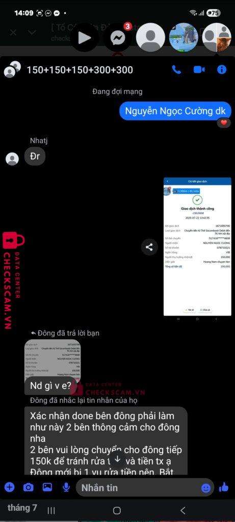 078710221 NGUYEN NGOC CUONG BIDV bị cảnh báo lừa đảo scam