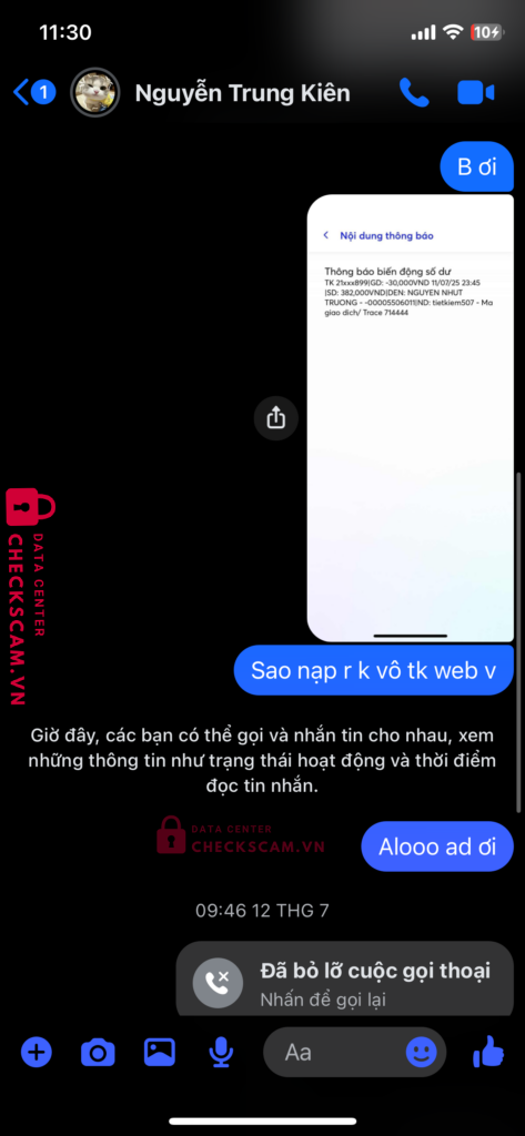 00005506011 NGUYEN NHAT TRUONG TP BANK bị cảnh báo lừa đảo scam