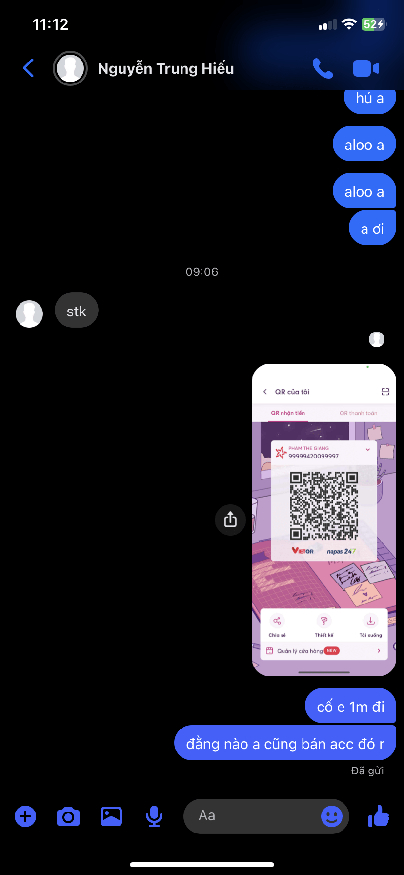 65555555006 NGUYEN TRUNG HIEU MB BANK bị cảnh báo lừa đảo scam