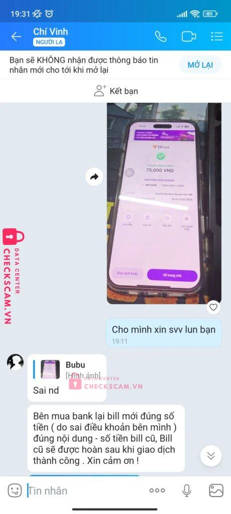 703929 NGUYEN VAN HUONG MB BANK bị cảnh báo lừa đảo scam