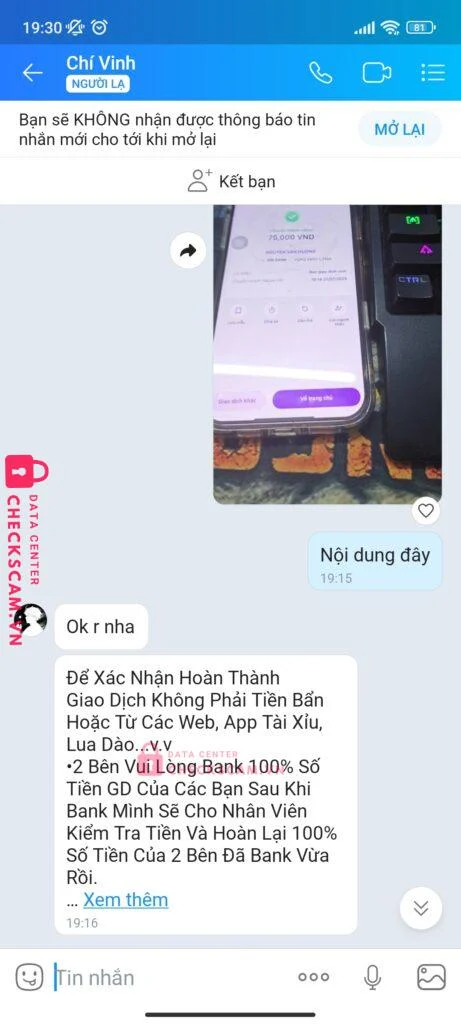 703929 NGUYEN VAN HUONG MB BANK bị cảnh báo lừa đảo scam