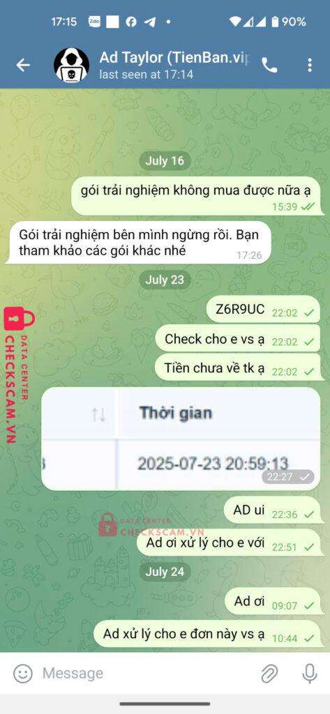 368866931781002 NGUYEN VAN THANG LOI MSB bị cảnh báo lừa đảo scam
