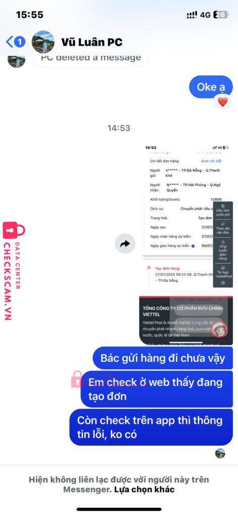522718557 NGUYEN VU LUAN VIB bị cảnh báo lừa đảo scam