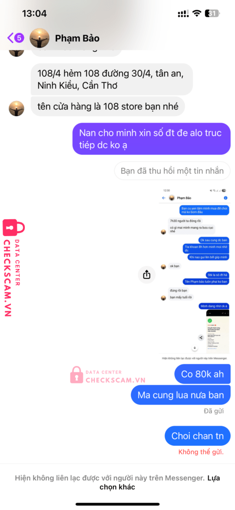0922863668 PHAM GIA BAO Mb bank bị cảnh báo lừa đảo scam