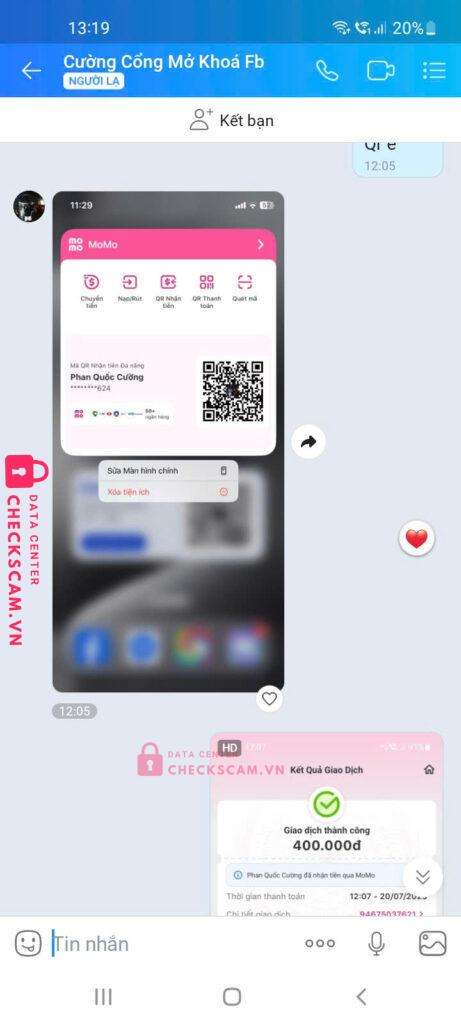 858785 PHAN QUOC CUONG MB Bank bị cảnh báo lừa đảo scam