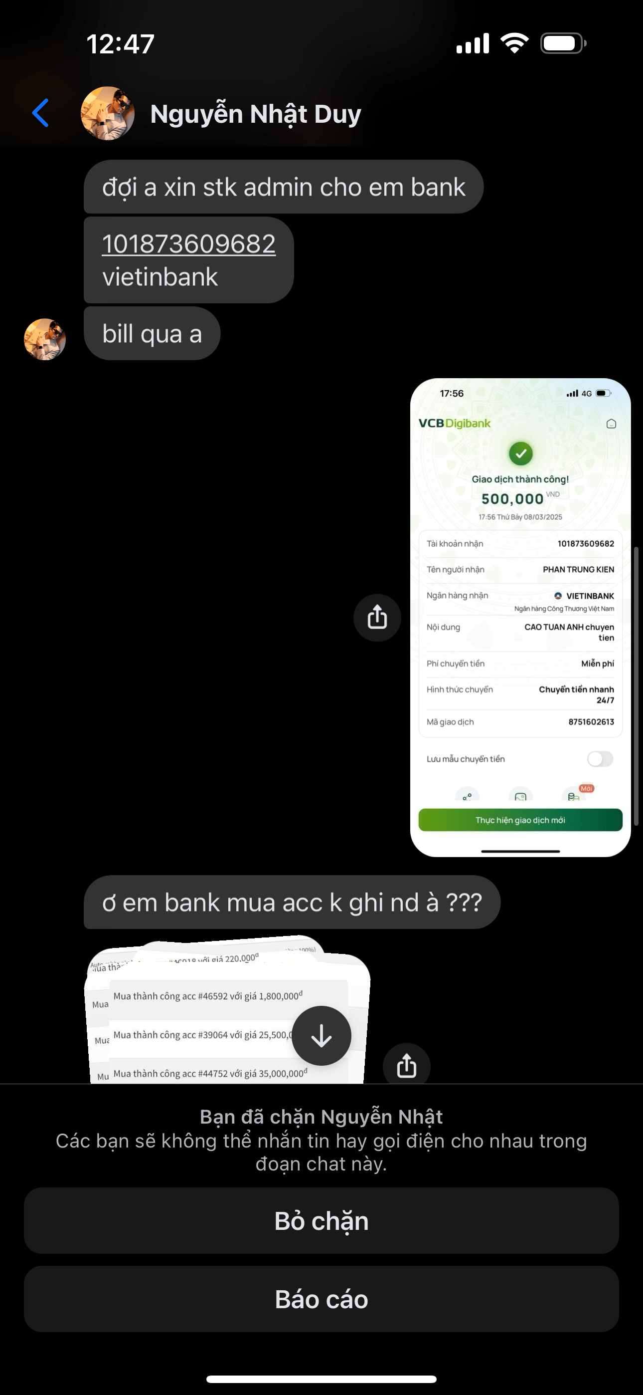 101873609682 PHAN TRUNG KIEN Vietinbank bị cảnh báo lừa đảo scam