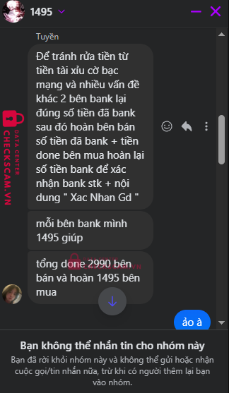 078700280 PHAN TU HAN VIB bị cảnh báo lừa đảo scam